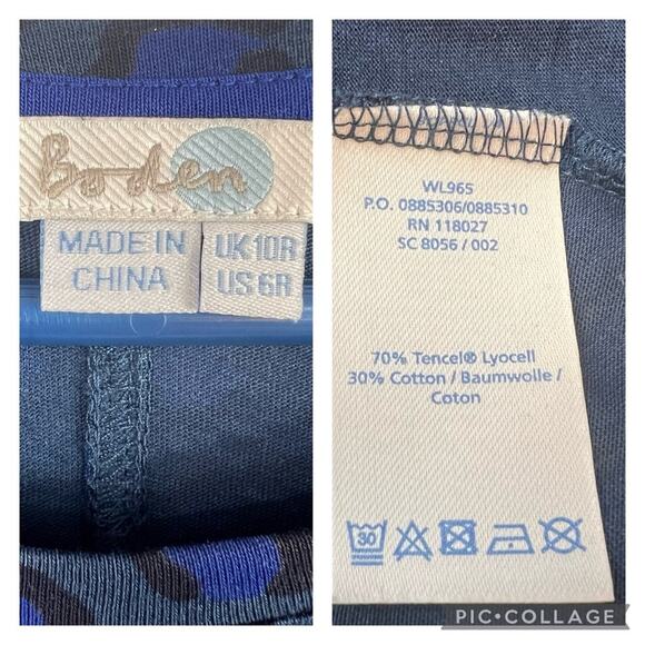 Cheetah Animal Print Boden Womens 6 Pullover Shift Dress Mini Casual Boho - Picture 6 of 9